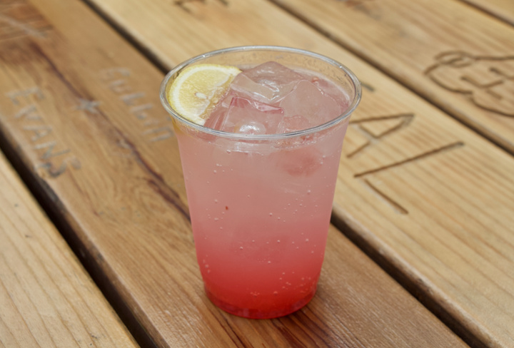 Sparkling Raspberry Meyer Lemonade
