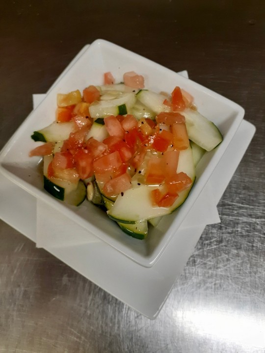 $ Side Cucumber and Tomato Salad