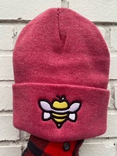 Heather Red Logo Beanie