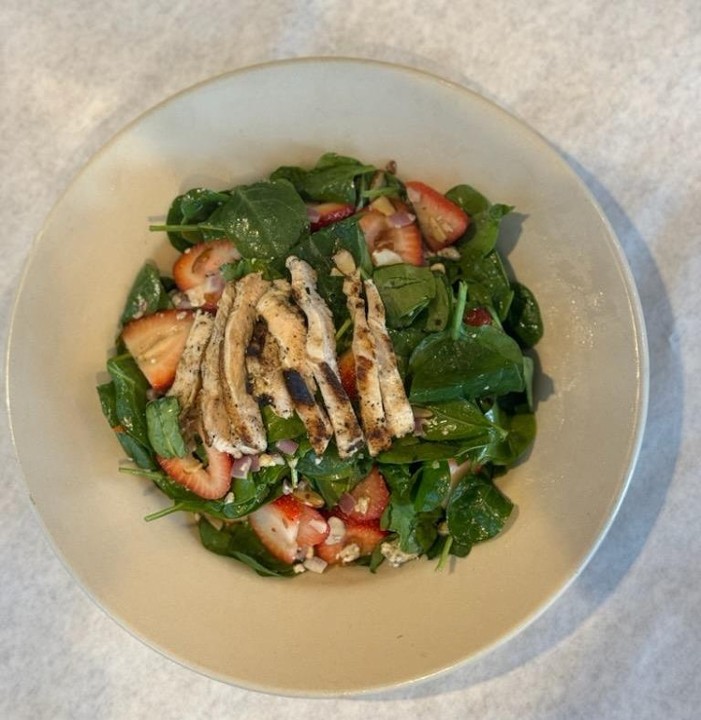 Strawberry & Spinach Salad Lunch
