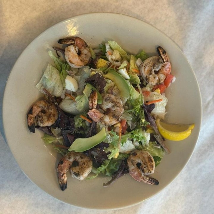 Grilled Shrimp & Avocado Salad Lunch