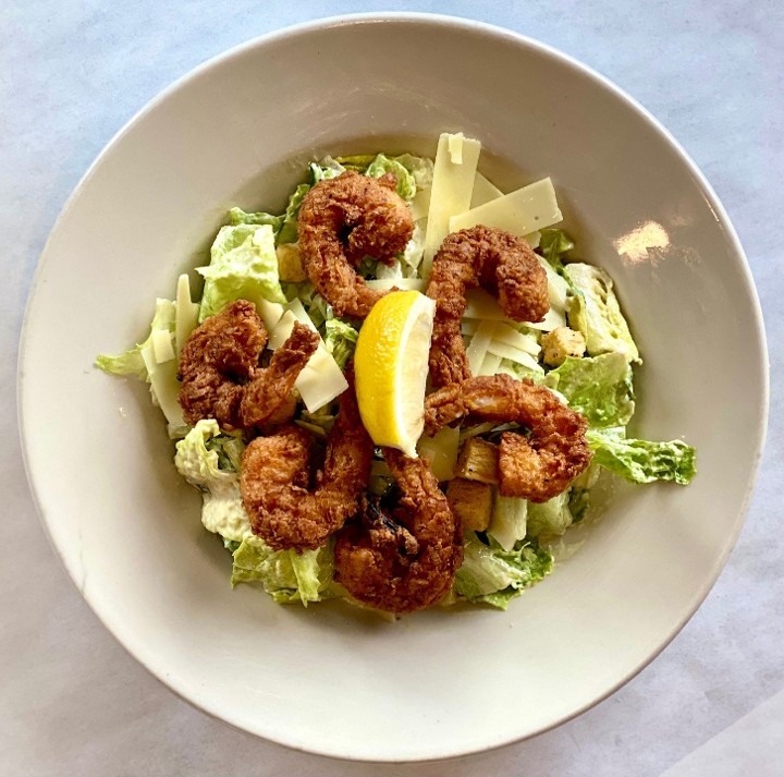 Super Caesar Salad - Fried Shrimp