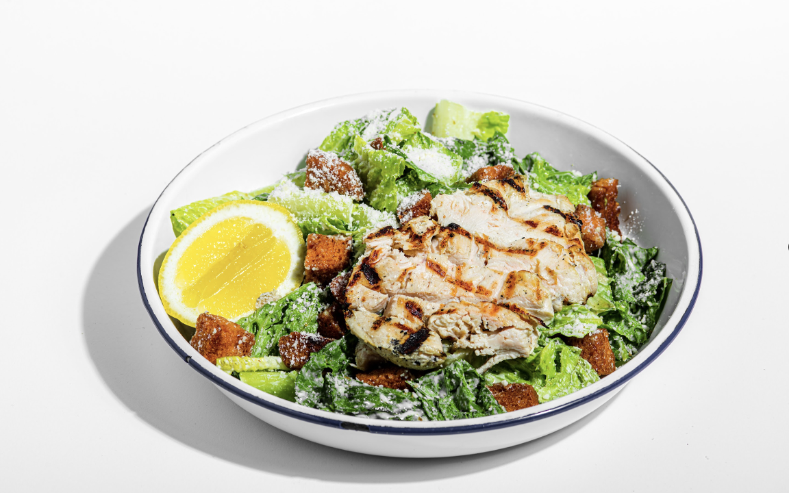 Vegetarian Caesar Chicken Salad