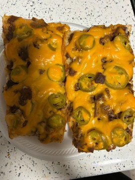 PHILLY NACHO CHEESESTEAK FRENCH BREAD (NOT A SANDWICH)