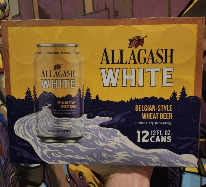 Allagash White 12oz Can - Twelve Pack