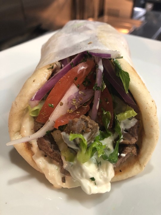 Lamb Souvlaki Pita