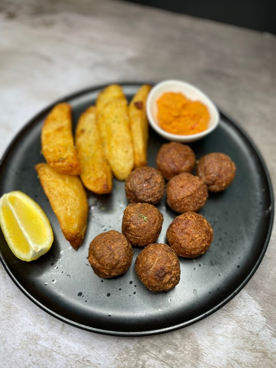 Vegan Meatballs Platter