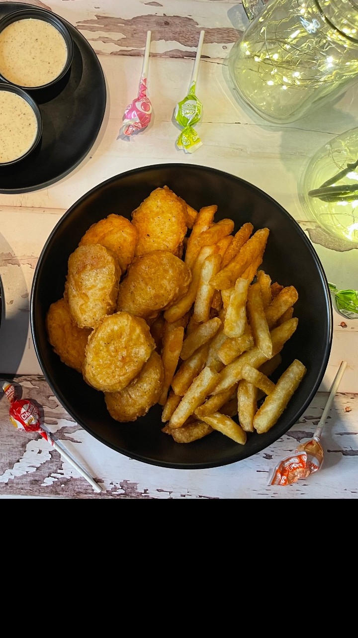 Chicken Nuggets with fries