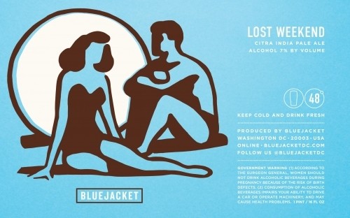 Blue Jacket - Lost Weekend - 16oz Canss