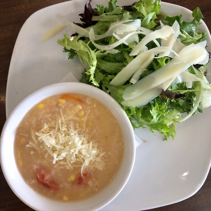 Cup of soup & Small green salad