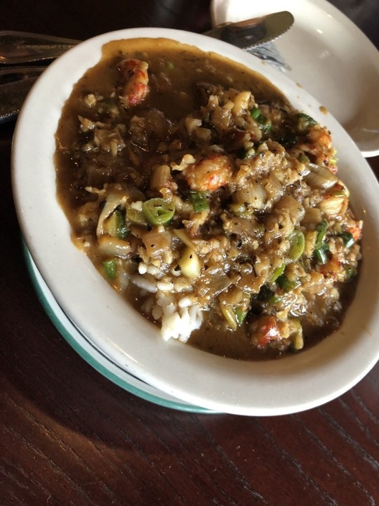 Cup of Crawfish Étouffée