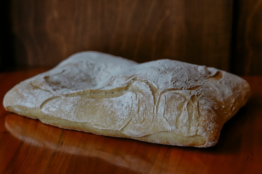 Italian Bread: Ciabatta (Plain Loaf)