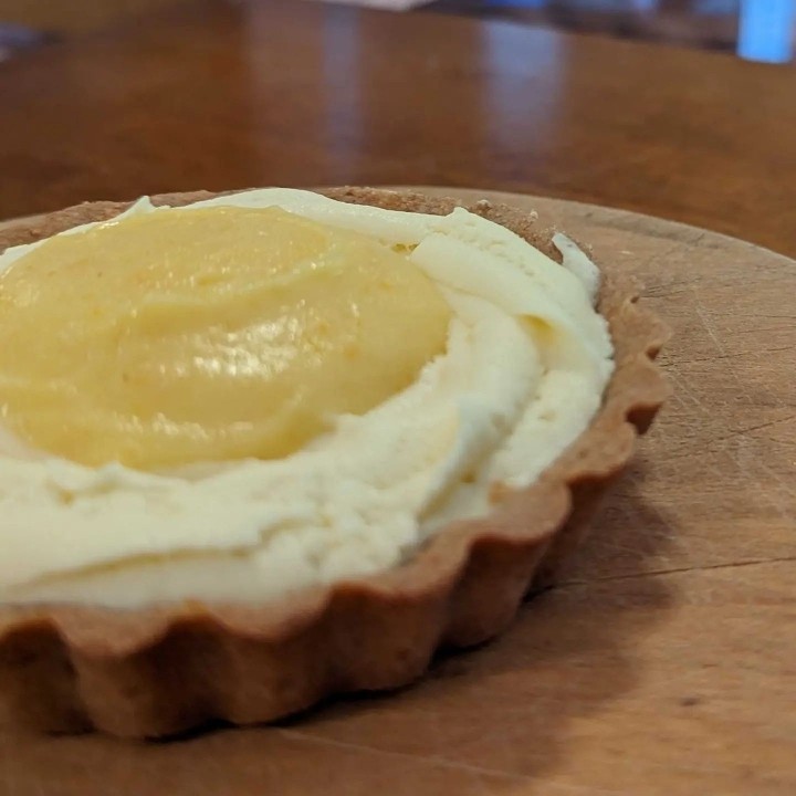 Tart: Mango-passionfruit Curd With Coconut Filling