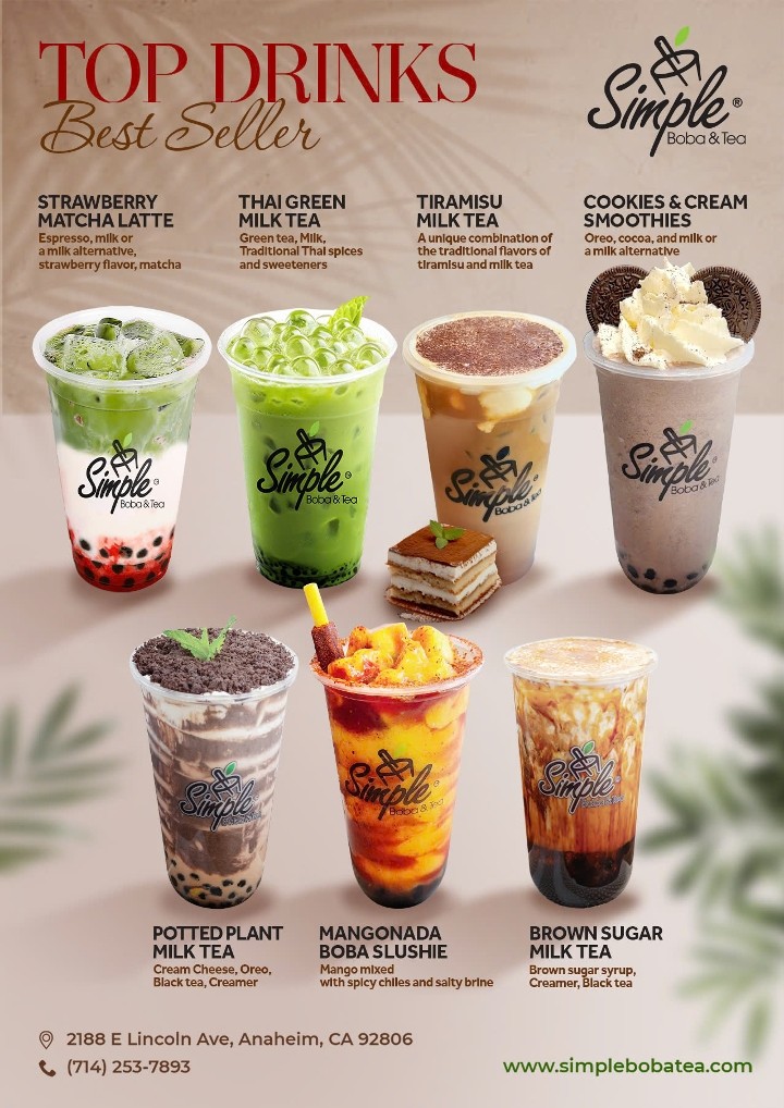 SIMPLE BOBA & TEA