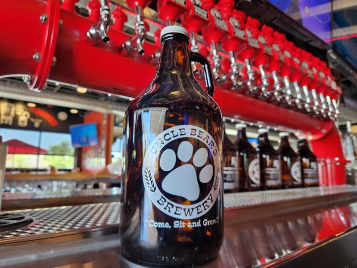 Tio Oso's Growler w/glass