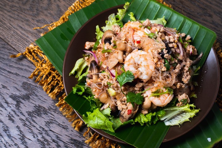 Glass Noodles Salad (Yum Woon Sen)