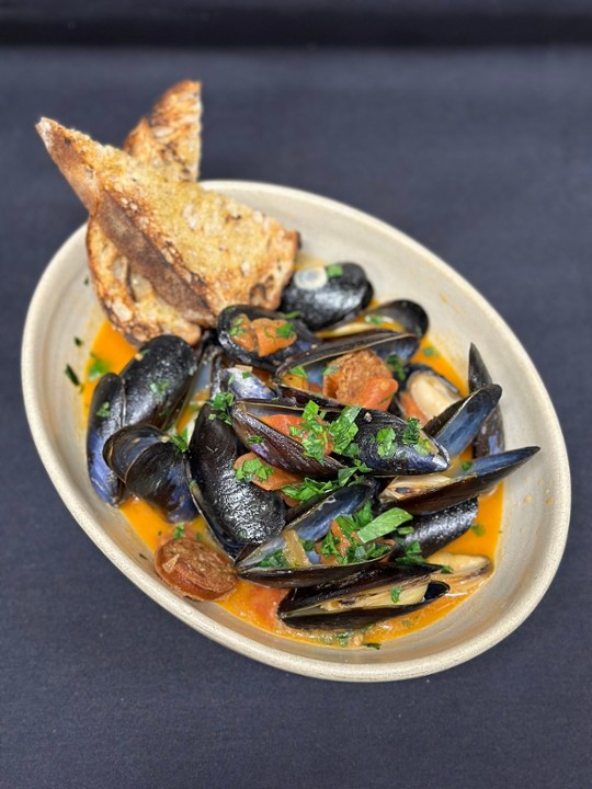 Steamed Mussels