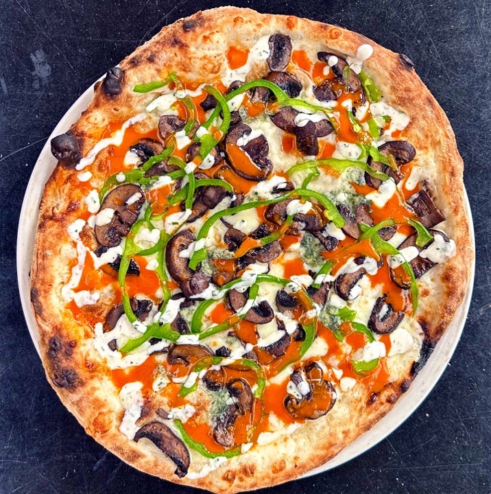 Buffalo Mushroom & Green Pepper (12 inch)