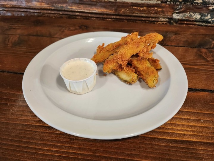 Fried Pickles with Ranch
