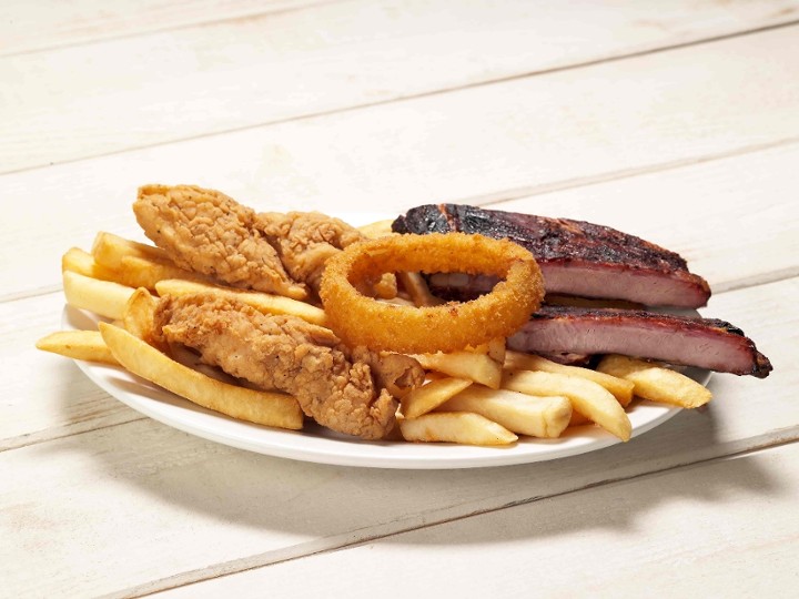 Chicken & Rib Basket