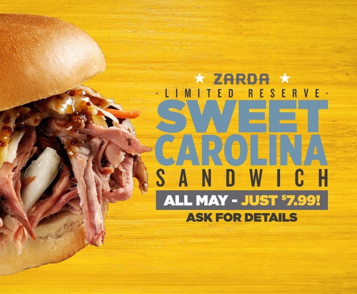 Sweet Carolina Sandwich