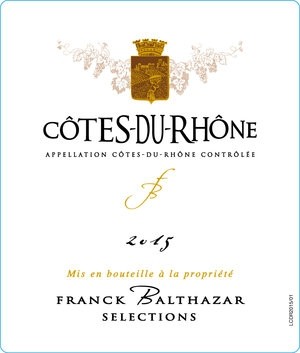 B/ Franck Balthazar ' Côtes-du-Rhône'