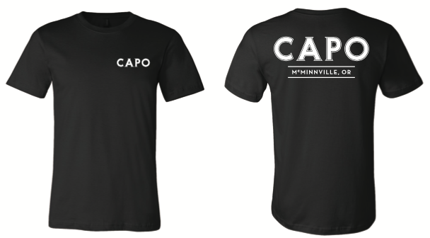 Black "CAPO" T-Shirt L, XL, XXL