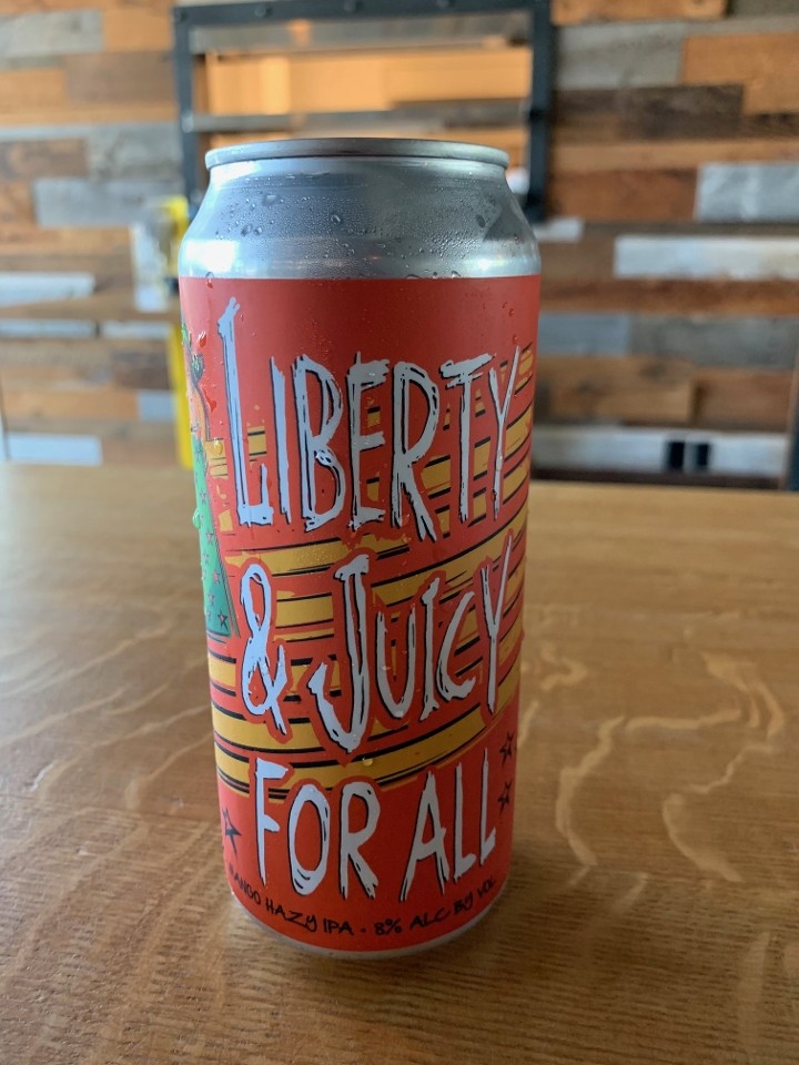 Mason Liberty and Juicy For All 16oz