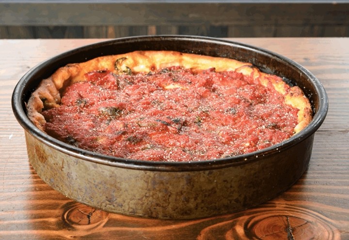 10" Pepperoni Mushroom Deep Dish