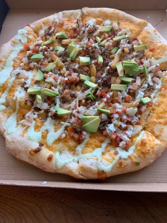 California Burrito Pizza