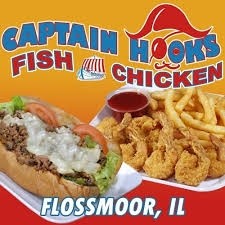 Captain Hooks Fish & Chicken Flossmoor logo