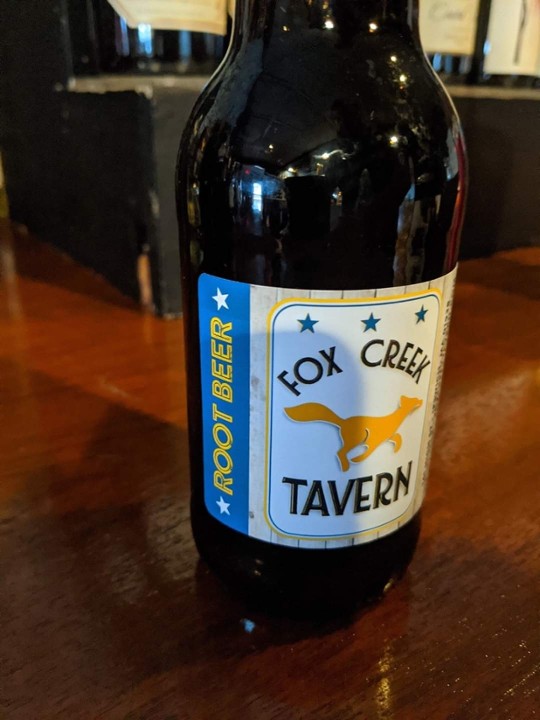 12 oz Bottled Fox Creek Root Beer