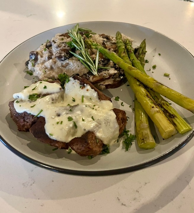 Steak and Mushroom Risotto