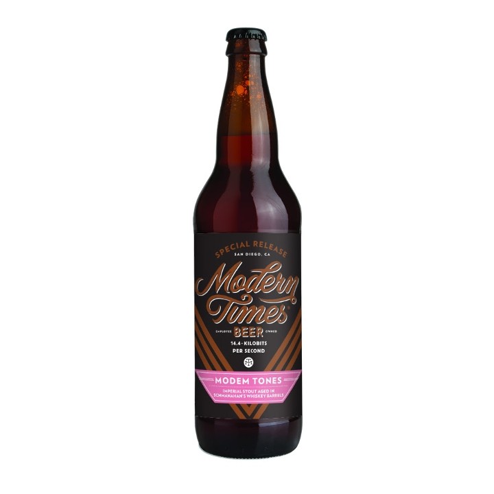 Modem Tones aged in Schmanahan's Barrels-22oz