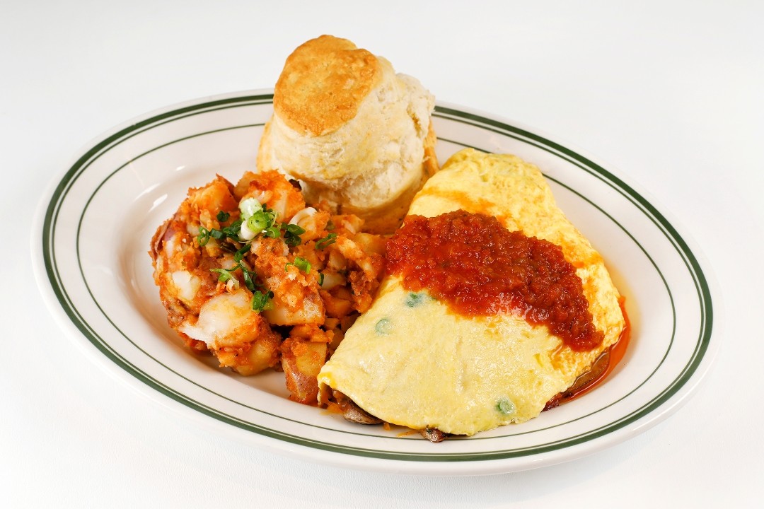 Andouille Omelet
