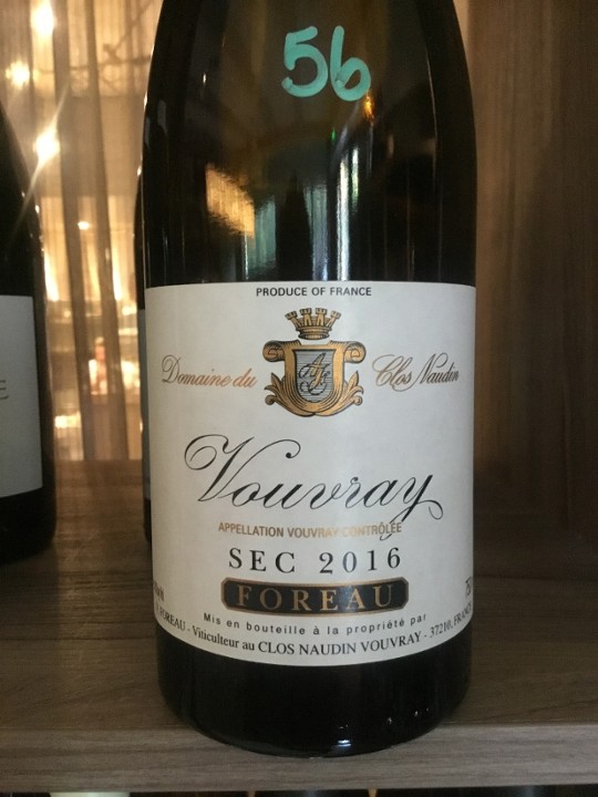 Chenin Blanc, Foreau, Vouvray Sec, France, 2016