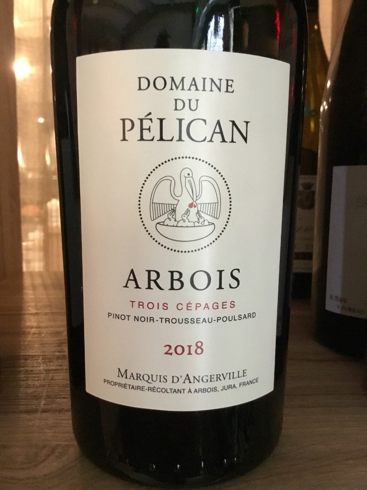 Pinot Blend,Domaine du Pelican "Trois Cepages" Jura, France, 2018