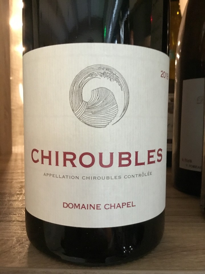 Gamay, Domaine Chapel, Chiroubles, France, 2019