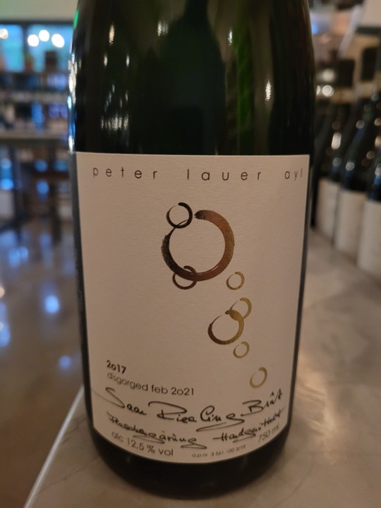 Riesling, Peter Lauer NV Sekt Brut, Mosel, Germany 2017