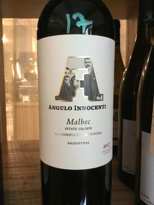 Malbec,  Angulo Innocenti, Mendoza, Argentina, 2017