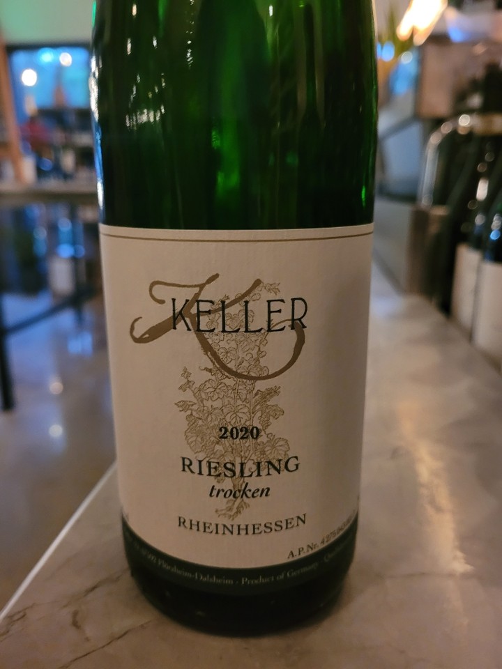 Riesling, Weingut Keller Trocken, Rheinhessen, Germany 2020