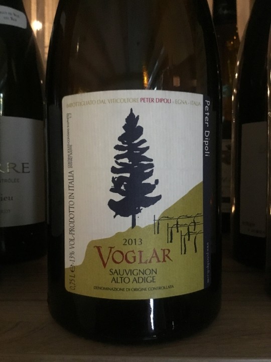 Sauvignon Blanc, Peter Dipoli "Voglar" , Alto Adige, Italy, 2013