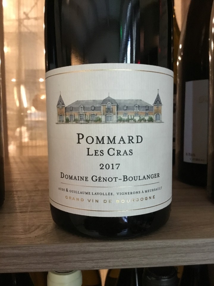Pinot Noir, Genot Boulanger "Les Cras" Pommard, France, 2018
