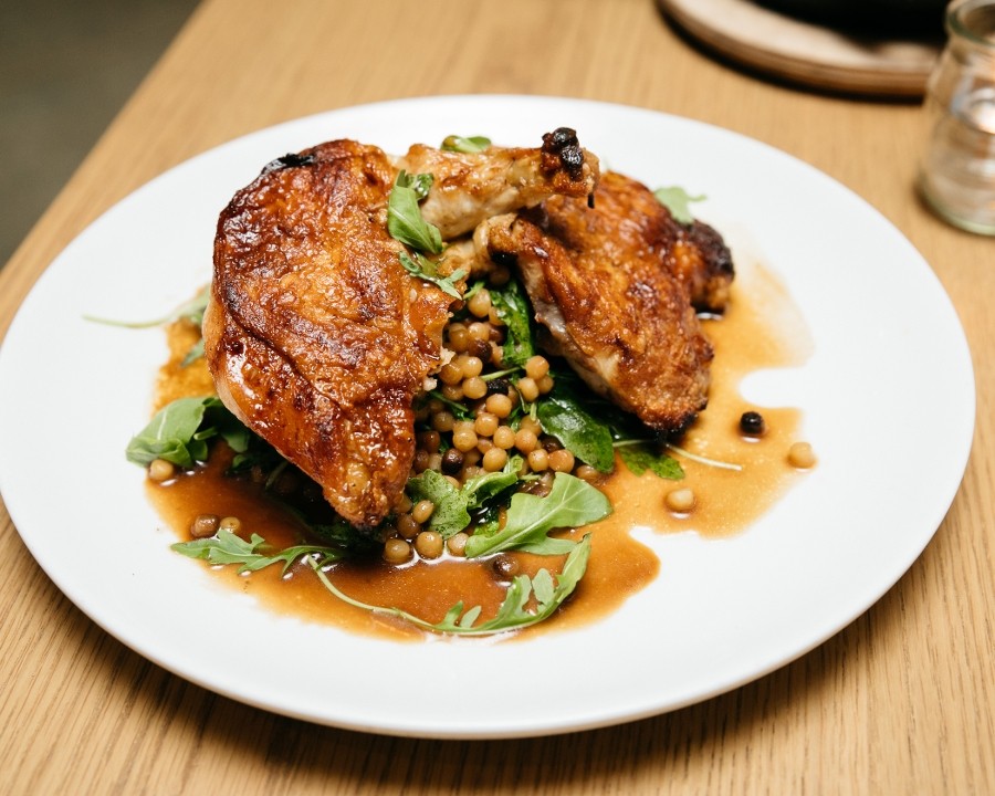 Pan Roasted "poulet rouge" Chicken