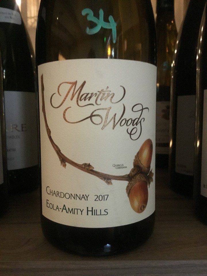 Chardonnay,  Martin Woods, Willamette Valley, Oregon, 2017