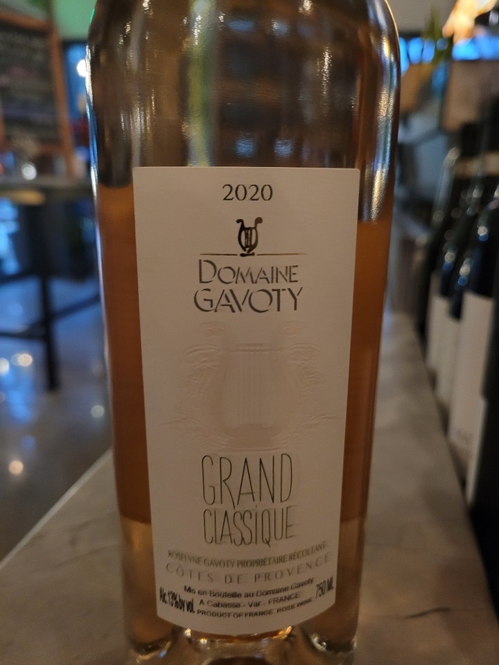 Cinsault/Rolle/Grenache Blend, Domaine Gavoty "Grand Classique", Cotes De Provence, France 2020