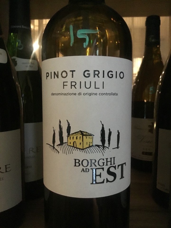 Pinot Grigio, Borghi ad Est, Friuli, Italy, 2018