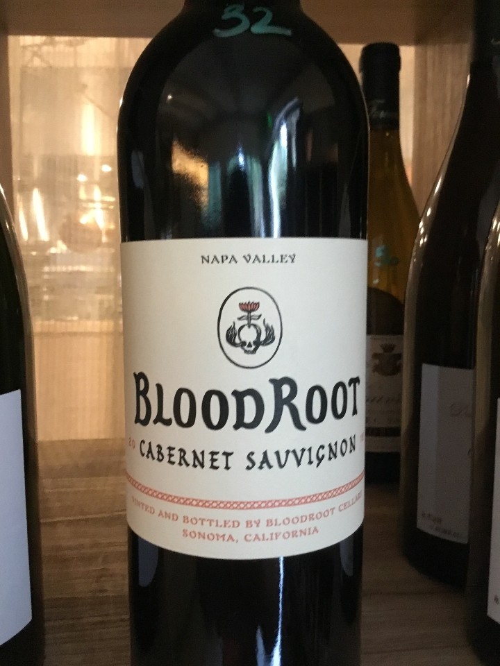 Cabernet Sauvignon,  Blood Root, Napa Valley, California, 2018