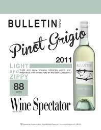 Bulletin Pinot Grigio - GLASS