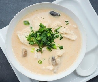 Bowl Chicken Coconut Soup